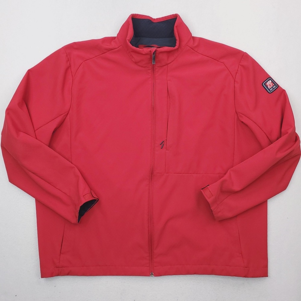 Chick-fil-A Jacket Mens 3XL Red Softshell Breathable Water Wind Resistant
